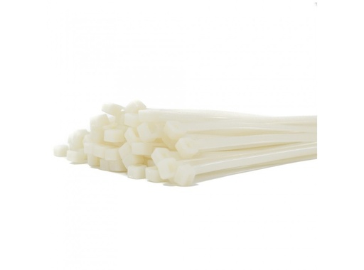 [BF.121.BI.200] PRECINTO NYLON BLANCO 3.5 x 200 mm