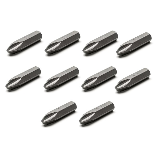 [ML.649] PUNTA PARA ATORNILLADOR PHILLIPS Nº3 1/4x25mm PACK X 10u.