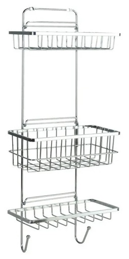 [DA.ORG0IMP14] RECTANGULAR ACERO CROMADO 3 ESTANTES