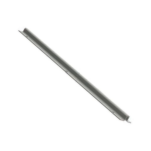 [R02A3] RIEL INF. P/RUED. 25C H° PINT. GRIS MET. x 2 MTS.