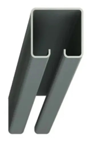 [RM.H522] RIEL P/PTAS COLG. 164JJ ALUMINIO x 2 MTS.