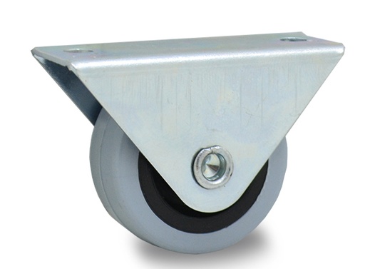 [HF.110] RUEDA CAMERA FIJA GOMA GRIS