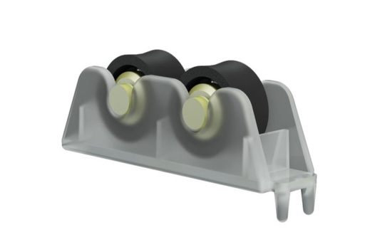 [ML.392] RUEDA DOBLE C/RULEMAN - LINEA HERRERO CAJA x50u.