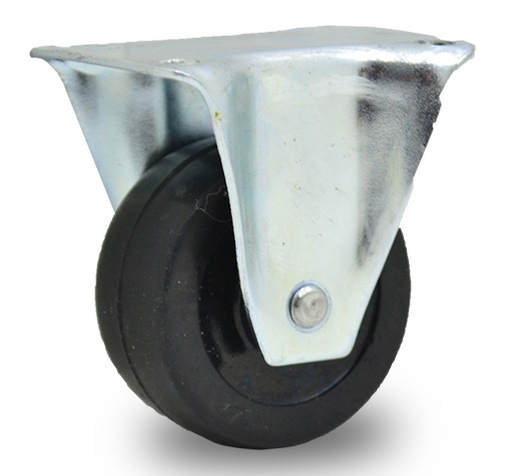 [HF.153-2] RUEDA GOMA FIJA. 50mm