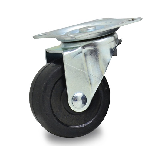 [HF.143] RUEDA GOMA GIRAT. 40mm