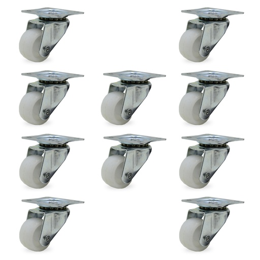 [ML.431] RUEDA POLIP GIRAT. 25mm PACK X 10u.