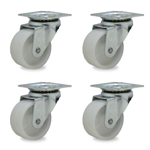 [ML.435] RUEDA POLIP GIRAT. 50mm PACK X 4u.