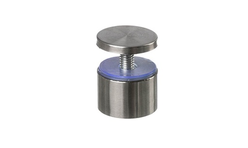 [BR.F-1225] SEPARADOR PARA VIDRIO ACERO INOXIDABLE 12x25mm