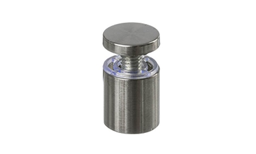 [BR.F-1230] SEPARADOR PARA VIDRIO ACERO INOXIDABLE 12x30mm