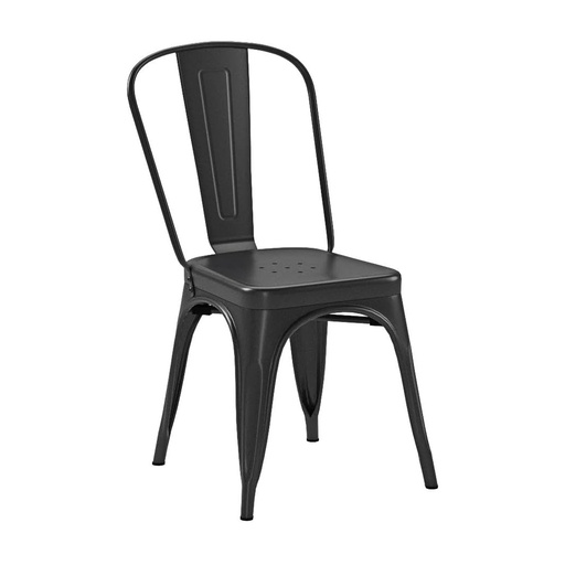 [HE.HLT-001] SILLA METALICA COLOR NEGRO TOLIX