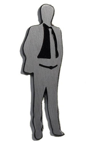 [AR.A33BH] SILUETA ELEGANTE HOMBRE x1u.