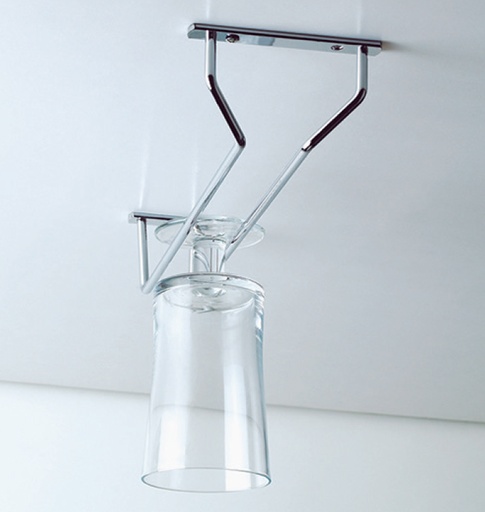 [EH.EHSCSC] SOPORTE DE COPAS SIMPLE SUPERIOR ACERO CROMADO