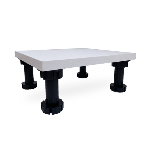 [ML.507] SOPORTE ELEVA MONITOR REGULABLE ESCRITORIO 28x24cm BLANCO