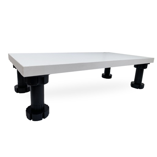 [ML.510] SOPORTE ELEVA MONITOR REGULABLE ESCRITORIO 45x22cm BLANCO