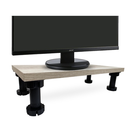[ML.512] SOPORTE ELEVA MONITOR REGULABLE ESCRITORIO 45x22cm HELSINKI
