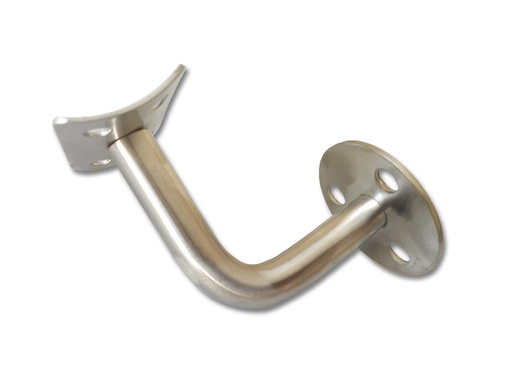 [BR.F-101] SOPORTE PASAMANO ACERO INOXIDABLE CURVO APLICAR