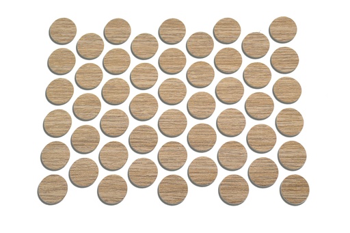 [CC.59933TT] TAPA AUTOAD. 12mm. OLMO FINLANDES 59933  x plancha de 50u.