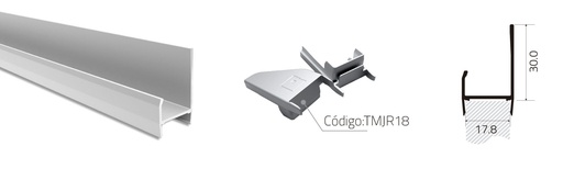 [GE.TMJR18] TAPA CROMO MATE TMJR18 PARA MANIJA MJR18 xPAR