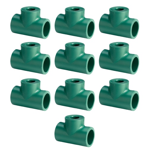 [ML.680] TEE FUSION RED. CENTRAL 25x20x25mm PACK X 10u.