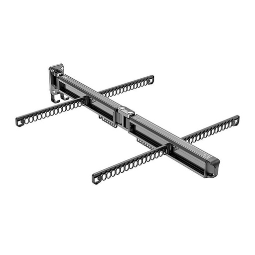 [DK.0003] TENDER EXTENSIBLE PLEGABLE ALUMINIO PARED 78 GANCHOS