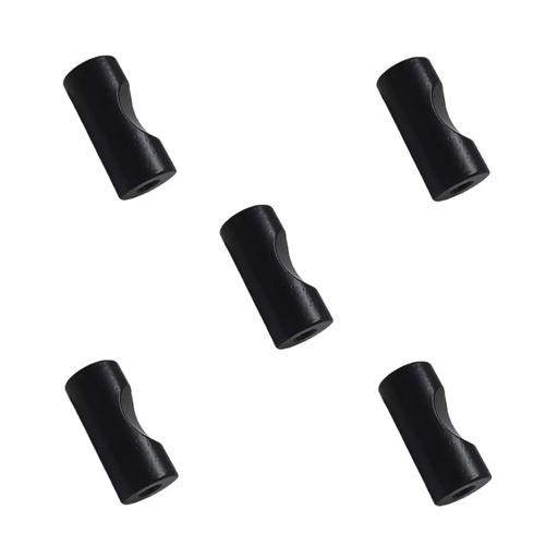 [ML.723] TIRADOR CILINDRO NEGRO 10x22mm PACK x5u.