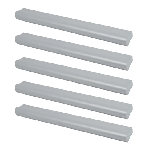 [ML.552] TIRADOR DE ALUMINIO 002 96mm ENTRE TORNILLOS PACK X 5u.
