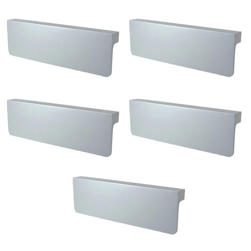 [ML.560] TIRADOR DE ALUMINIO 005 128mm ENTRE TORNILLOS PACK X 5u.