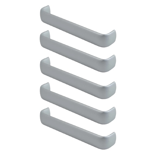 [ML.516] TIRADOR DE ALUMINIO 006 192mm ENTRE TORNILLOS PACK X 5u.