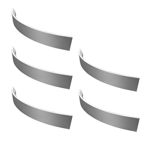 [ML.513] TIRADOR DE ALUMINIO 008 160mm ENTRE TORNILLOS PACK X 5u.