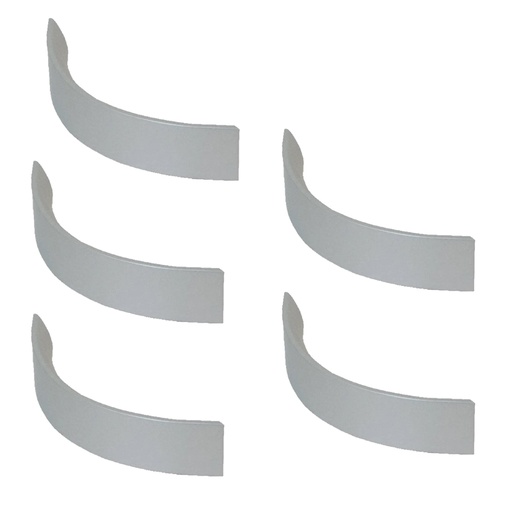 [ML.568] TIRADOR DE ALUMINIO 008 96mm ENTRE TORNILLOS PACK X 5u.