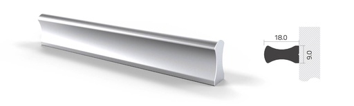 [GE.IN180] TIRADOR DE ALUMINIO INFINIT IN180 180mm