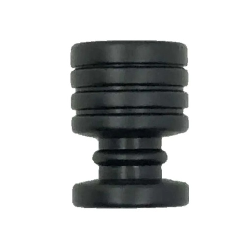 [ML.724] TIRADOR RAYADO NEGRO 18x25mm PACK X 5u.