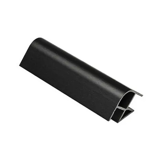 [BR.TUH1150-9N] UNION ZOCALO 90° 150mm NEGRO