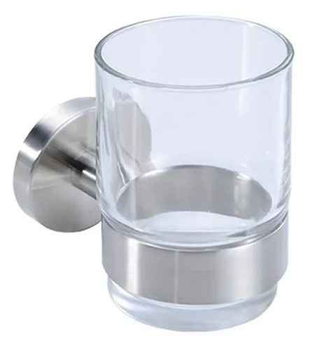 [DP.959732] VASO VIDRIO BASE REDONDA AC INOX